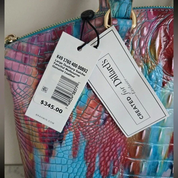 Brahmin Large Duxbury Satchel NWT Fanciful PRICE FIRM - Picture 2 of 7